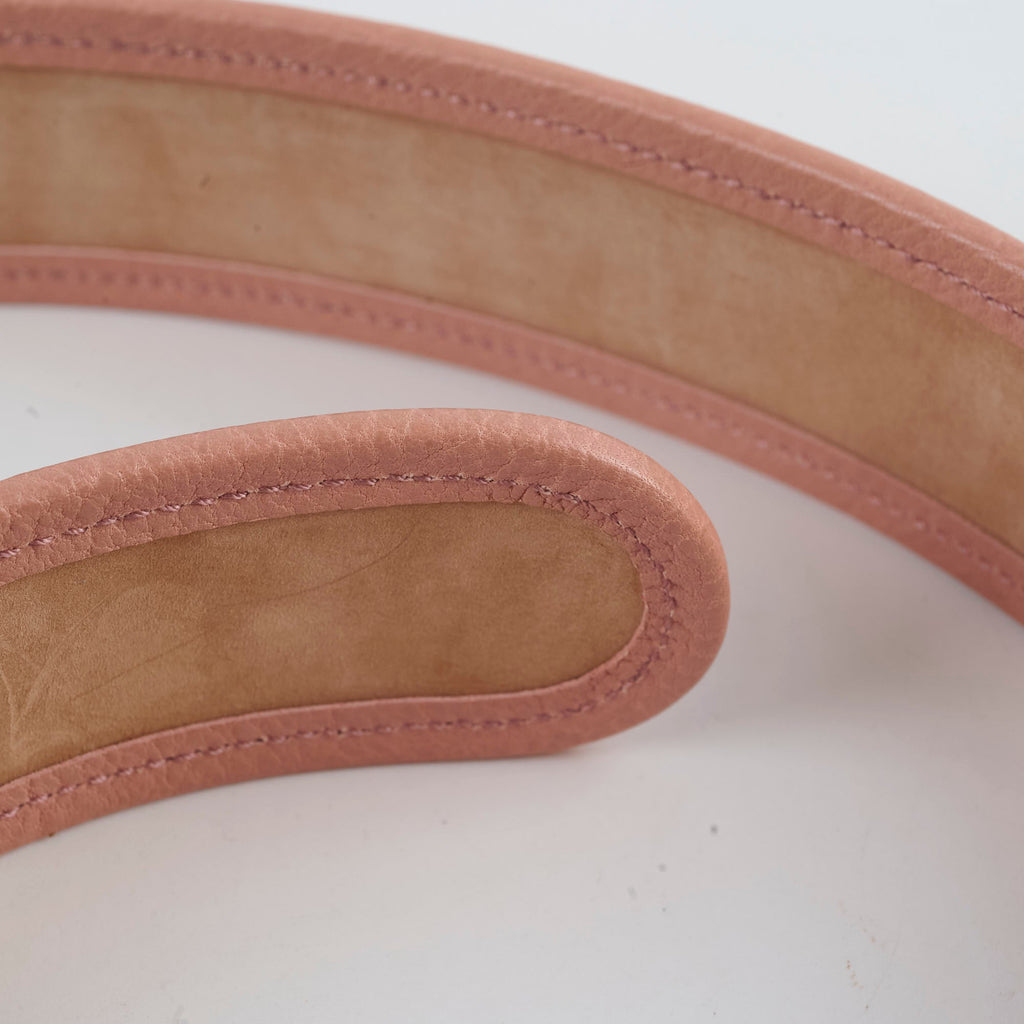 Gucci Woman's Belt Heart Buckle Pink Size 85