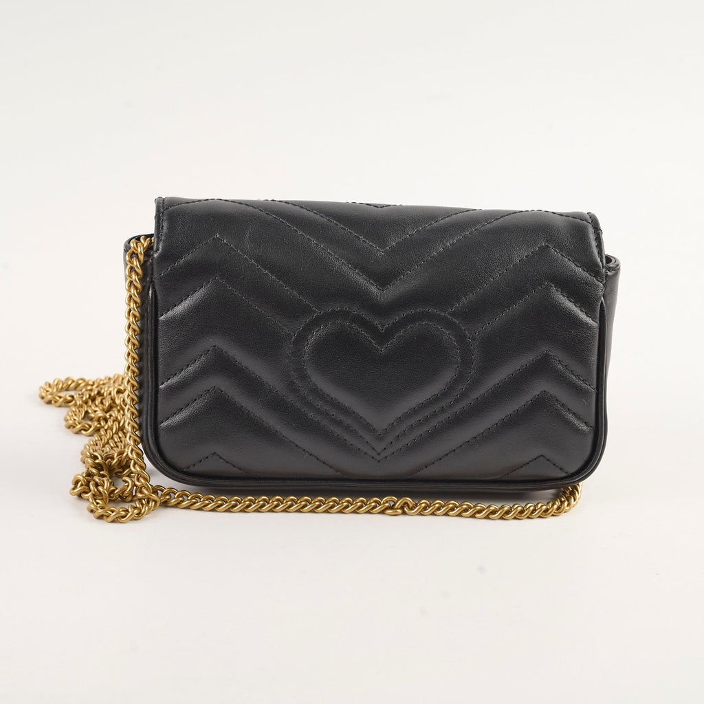 Gucci Supermini Marmont Black