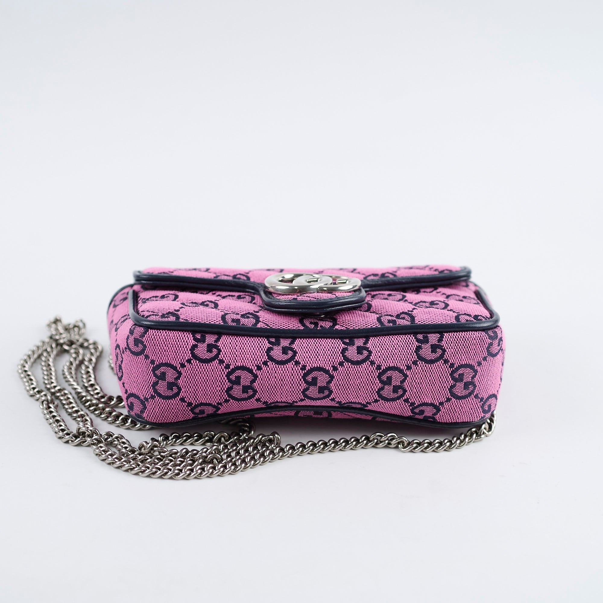 Gucci Supermini Canvas Marmont Pink