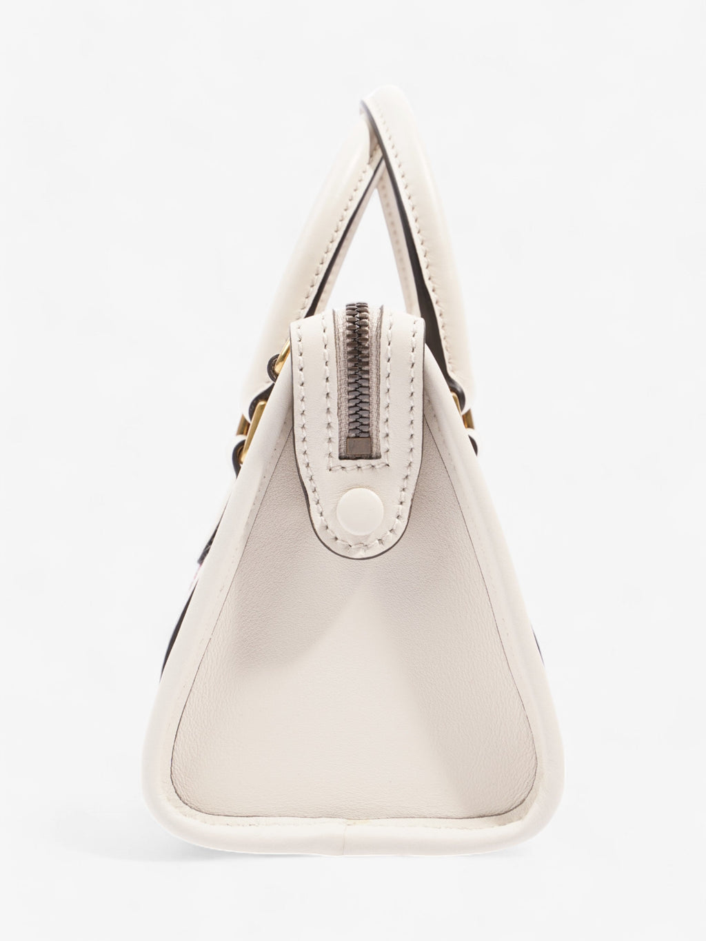 Gucci Bauletto White / Blue / Red Leather Mini