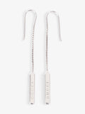 Gucci Trademark Drop Earrings White Gold White Gold