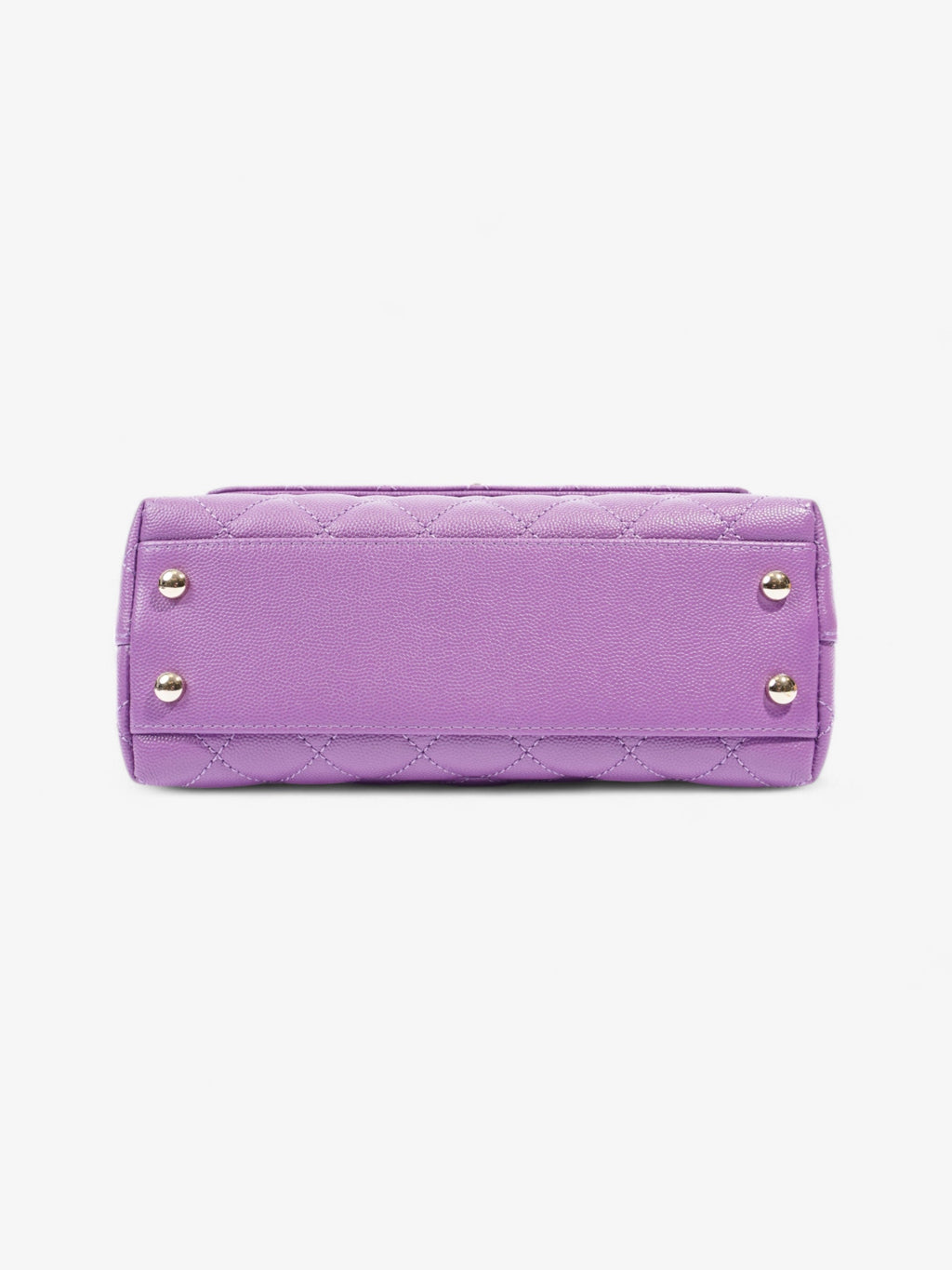 Chanel Coco Handle Flap Purple Caviar Leather Mini