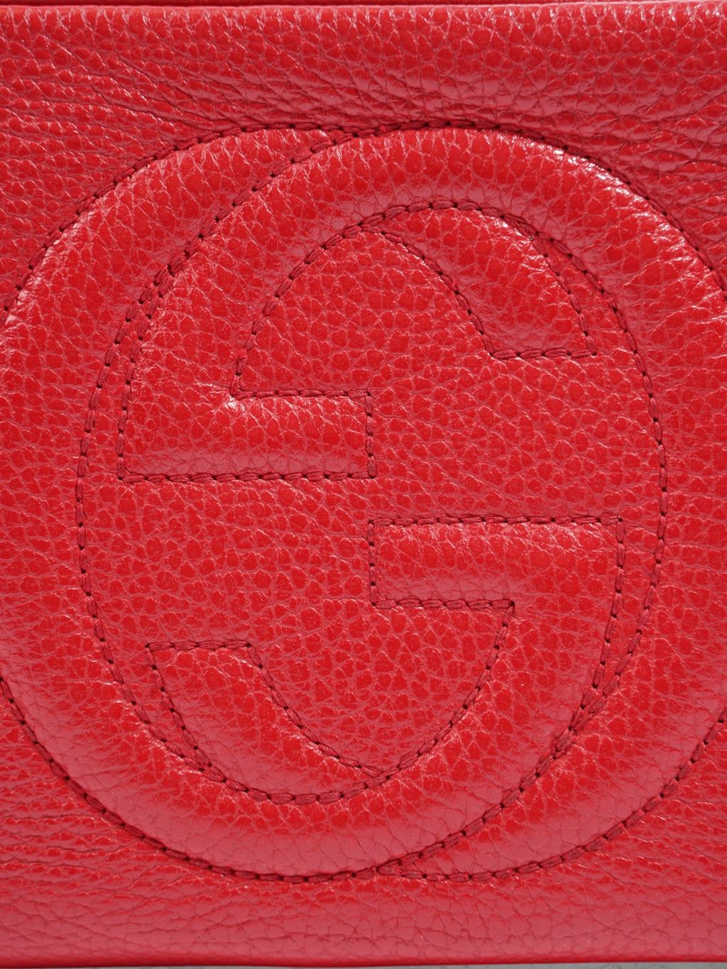 Gucci Soho Disco Bag Red Leather Small