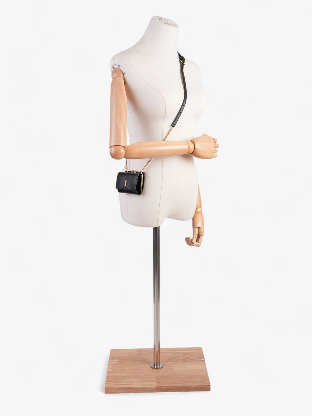 Saint Laurent Monogram Rider Belt Bag Black Calfskin Leather