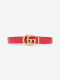 Gucci Torchon GG Marmont Belt Red / Gold Leather 90cm / 36"