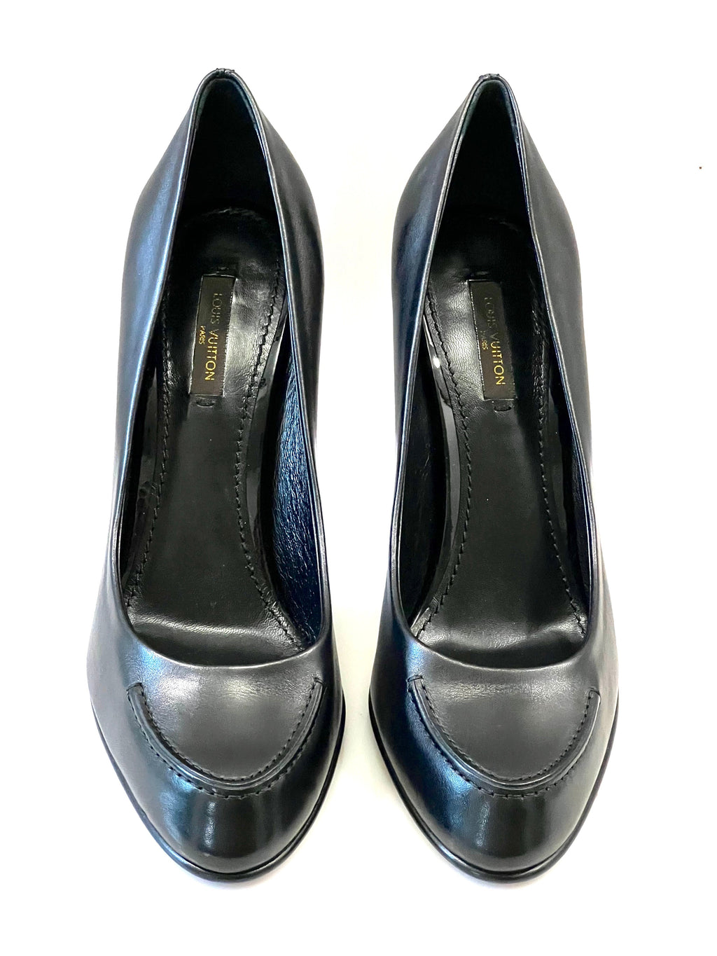 LOUIS VUITTON CALFSKIN LEATHER SPLENDID PUMPS