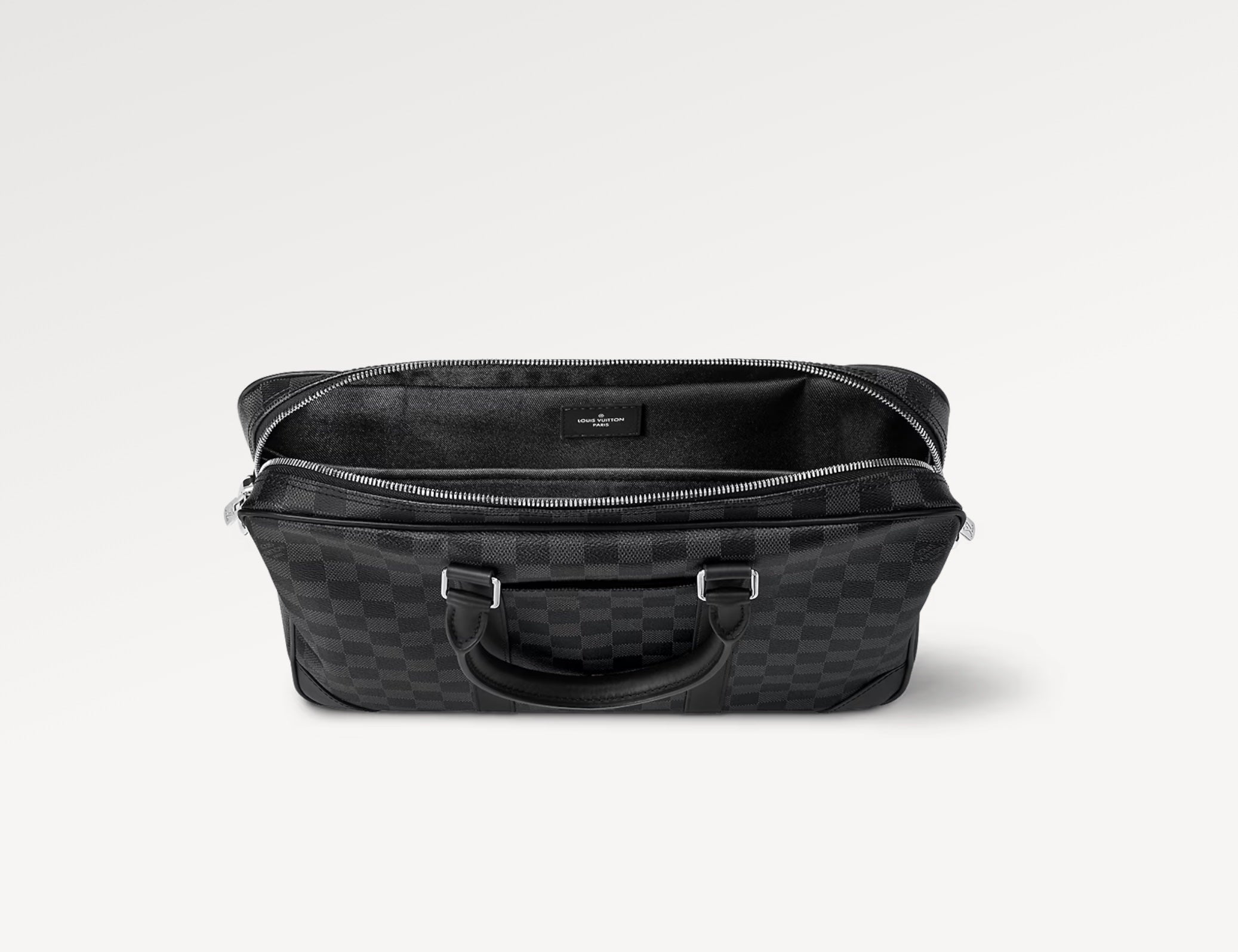 LOUIS VUITTON DAMIER GRAPHITE PORTE DOCUMENTS VOYAGE PM BAG