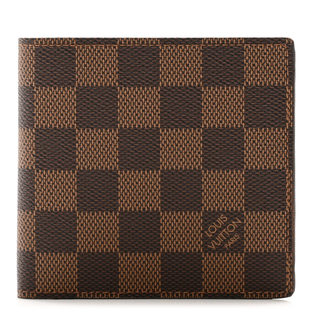 LOUIS VUITTON DAMIER EBENE MARCO BI-FOLD WALLET
