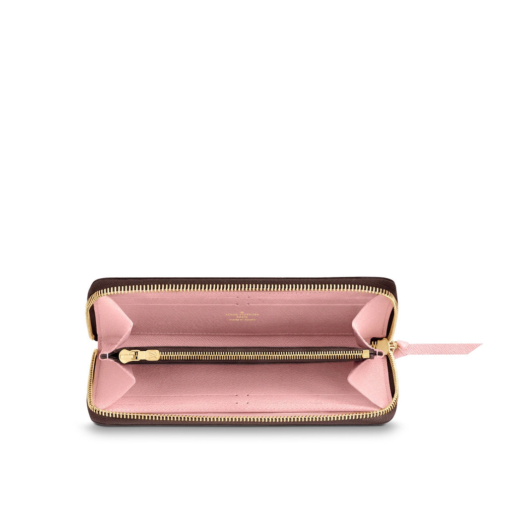 LOUIS VUITTON MONOGRAM CLÉMENCE WALLET ROSE BALLERINE