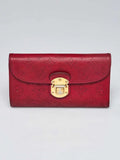 LOUIS VUITTON MAHINA LEATHER AMELIA WALLET