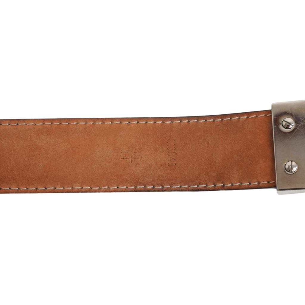 Louis Vuitton Leather Belt - 85
