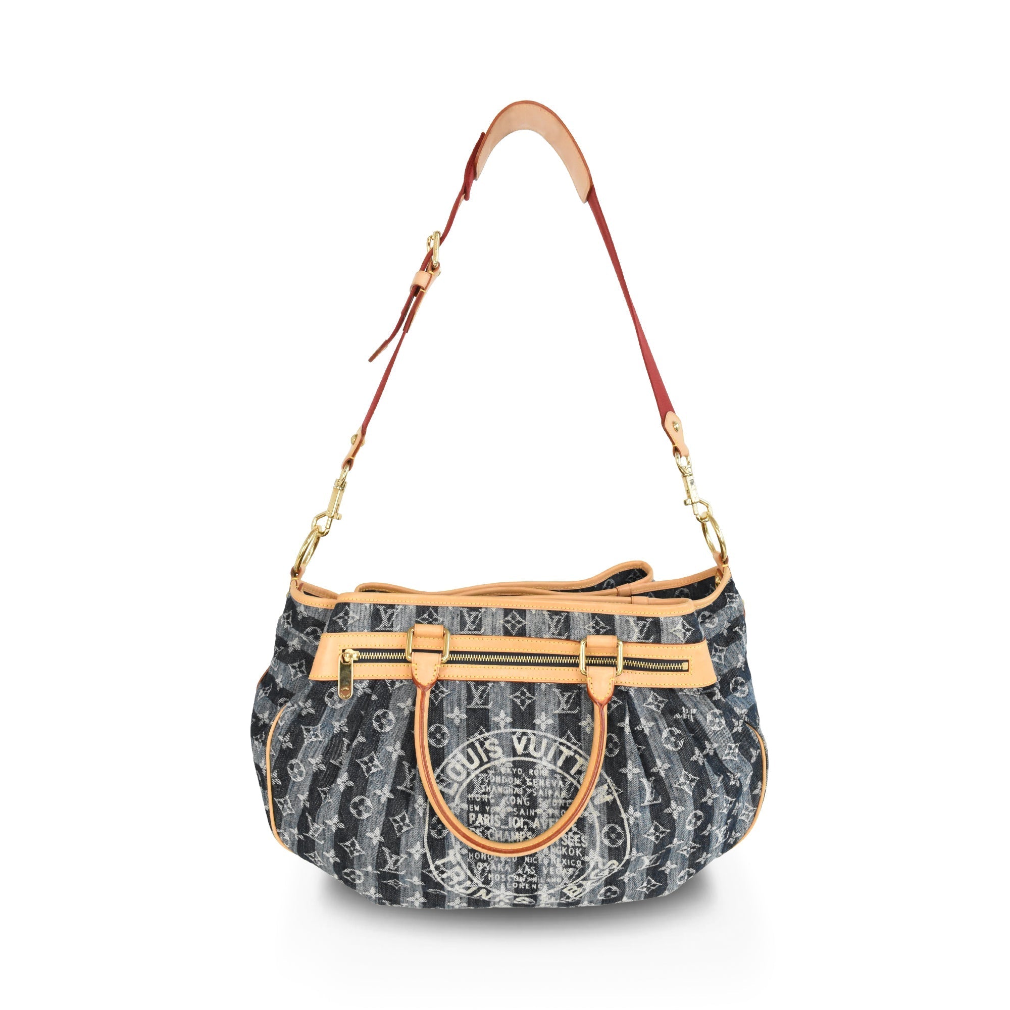 Louis Vuitton 'Porte Epaule Raye' Handbag