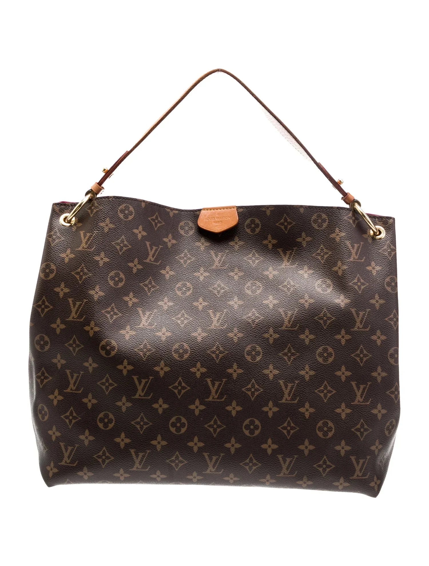 LOUIS VUITTON DAMIER EBENE GRACEFUL MM HOBO BAG