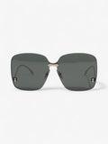 Gucci GG 0352S Sunglasses Black / Gold Base Metal 145mm