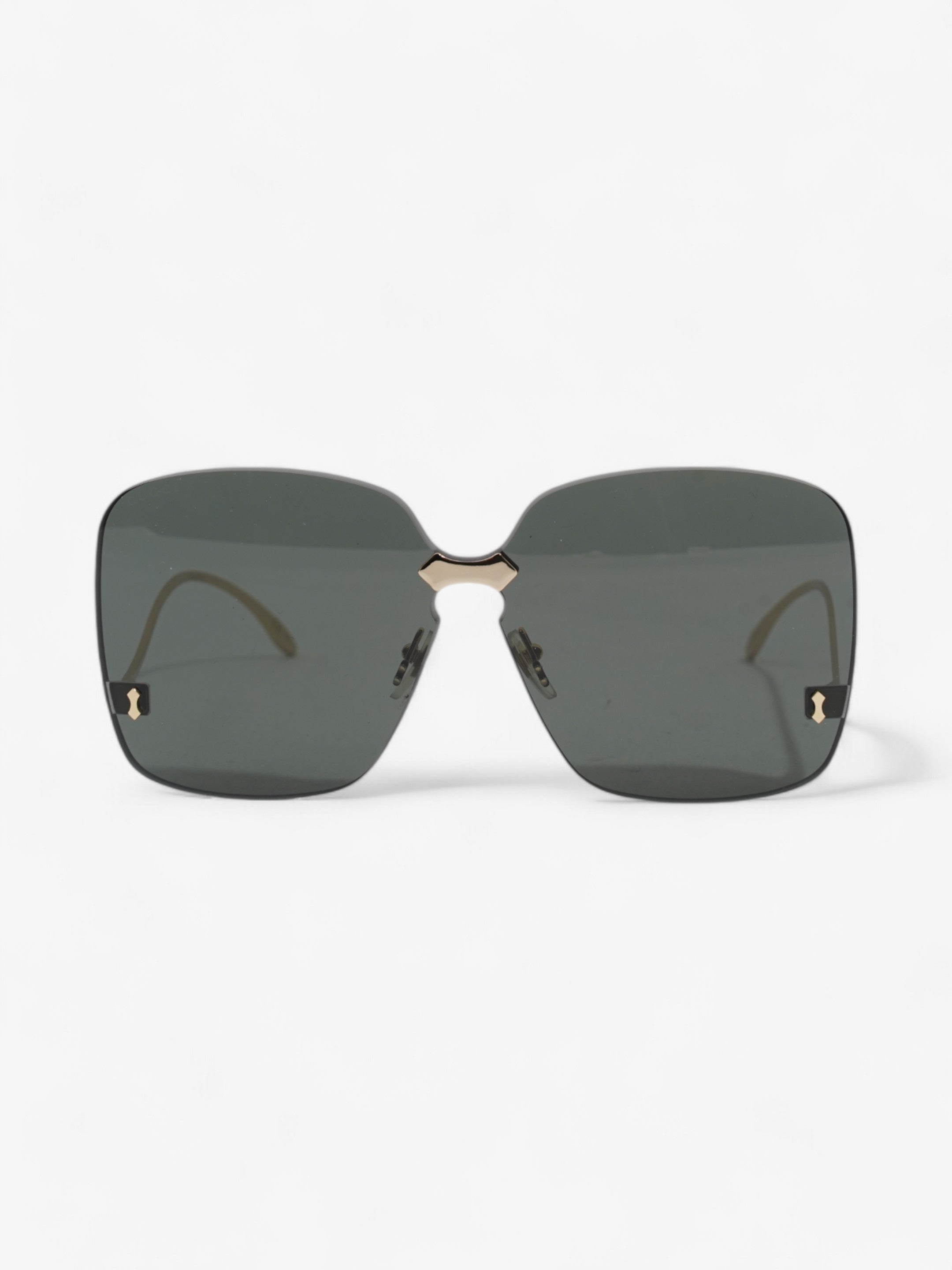 Gucci GG 0352S Sunglasses Black / Gold Base Metal 145mm