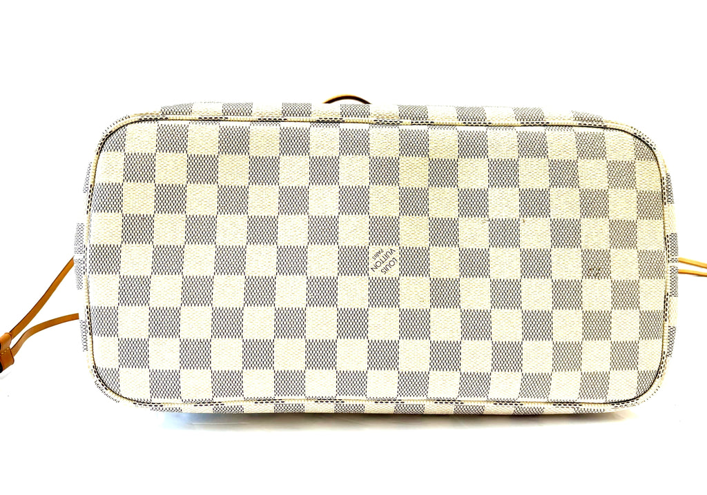 LOUIS VUITTON DAMIER AZUR NEVERFULL MM TOTE BAG
