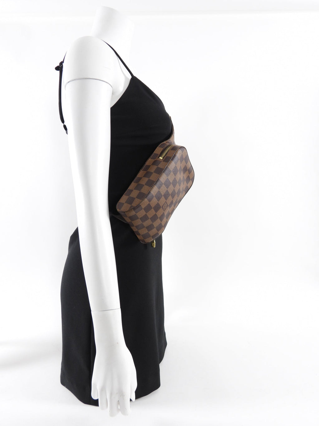 Louis Vuitton Brown Damier Ebene Geronimos Body / Belt Bag