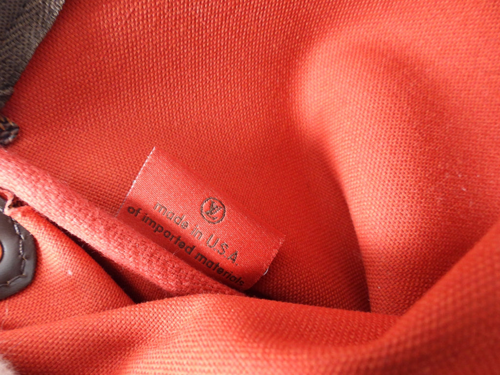 Louis Vuitton Damier Ebene Coated Canvas Eva Chain 2-Way Strap Pochette Bag