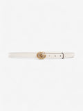 Gucci GG Marmont Thin Belt Cream / Gold Leather 85cm / 34"
