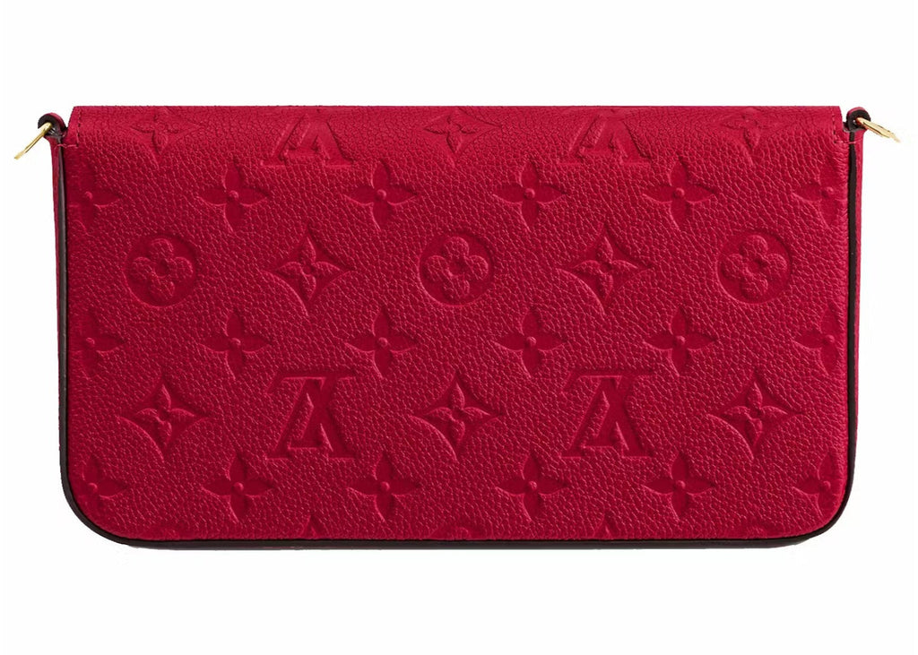 Louis Vuitton Pochette Félicie Wallet - Scarlet Red