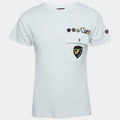LOUIS VUITTON LOGO APPLIQUÉ PATCHES POCKET T-SHIRT