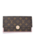 LOUIS VUITTON MONOGRAM FLORE WALLET ROSE BALLERINE
