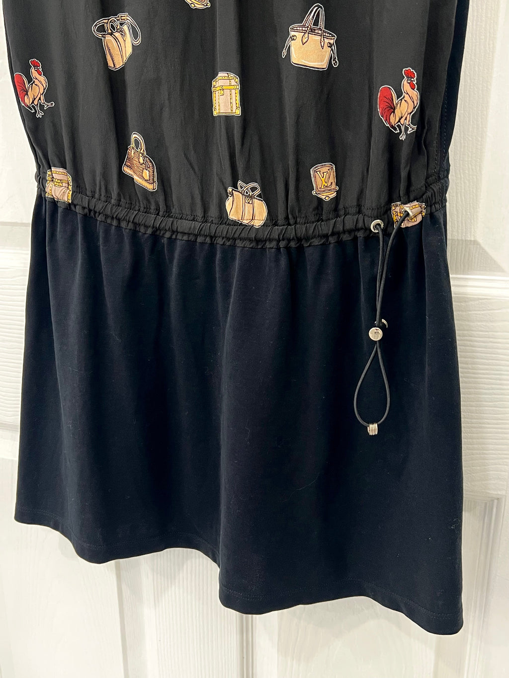 LOUIS VUITTON OBJECTS PRINT MINI DRESS