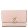 LOUIS VUITTON TAURILLON CAPUCINES COMPACT WALLET ROSE