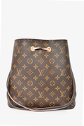 Louis Vuitton 2019 Monogram/Pink Neo Noe Bucket Shoulder Bag