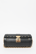 Louis Vuitton 2021 Black Epi Leather Papillon Trunk Bag with Chain and Leather Strap