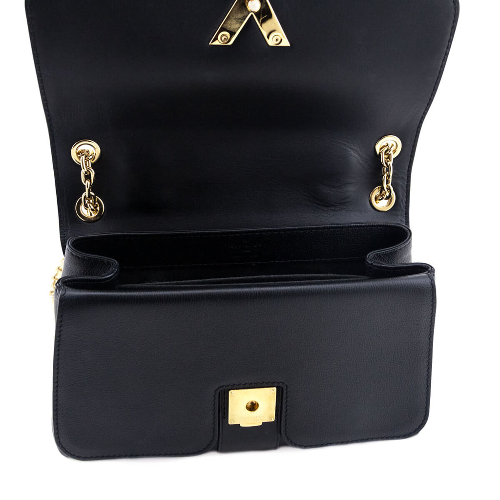 Louis Vuitton Black Plume Ecume Monogram Very Chain Bag