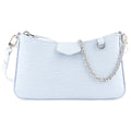 Louis Vuitton Blue Celeste Epi Leather Shoulder Chain Easy Pouch