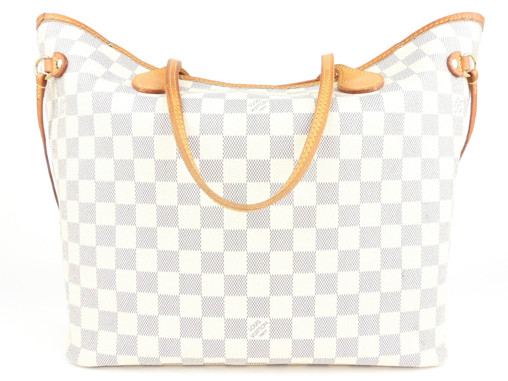 Louis Vuitton Damier Azur Coated Canvas Neverfull MM Shoulder Tote