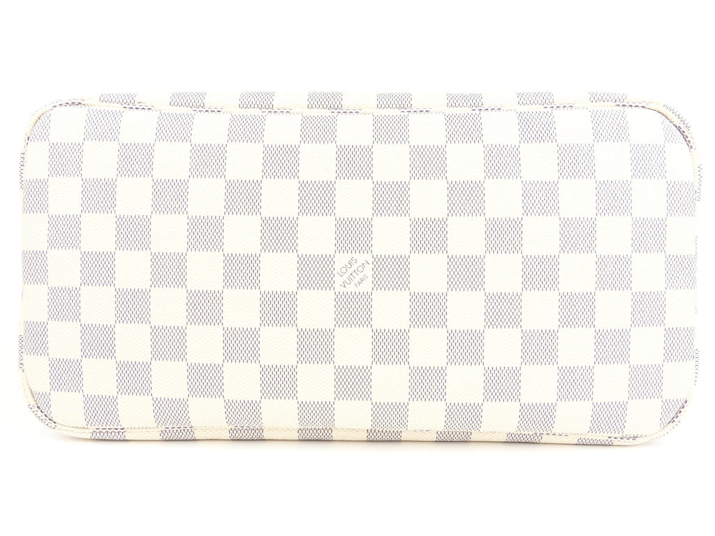 Louis Vuitton Damier Azur Coated Canvas Neverfull MM Shoulder Tote