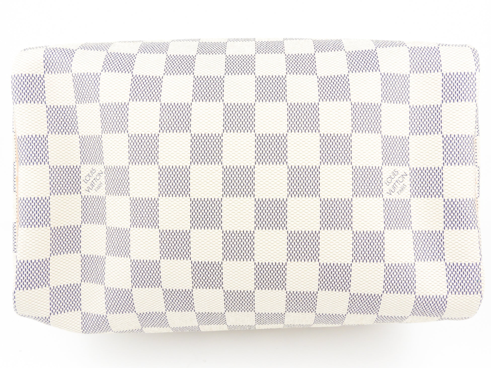 Louis Vuitton Damier Azur Coated Canvas Speedy 25cm Boston Bag