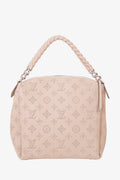 Louis Vuitton Tan Galet Babylone Chain BB with Silver Hardware