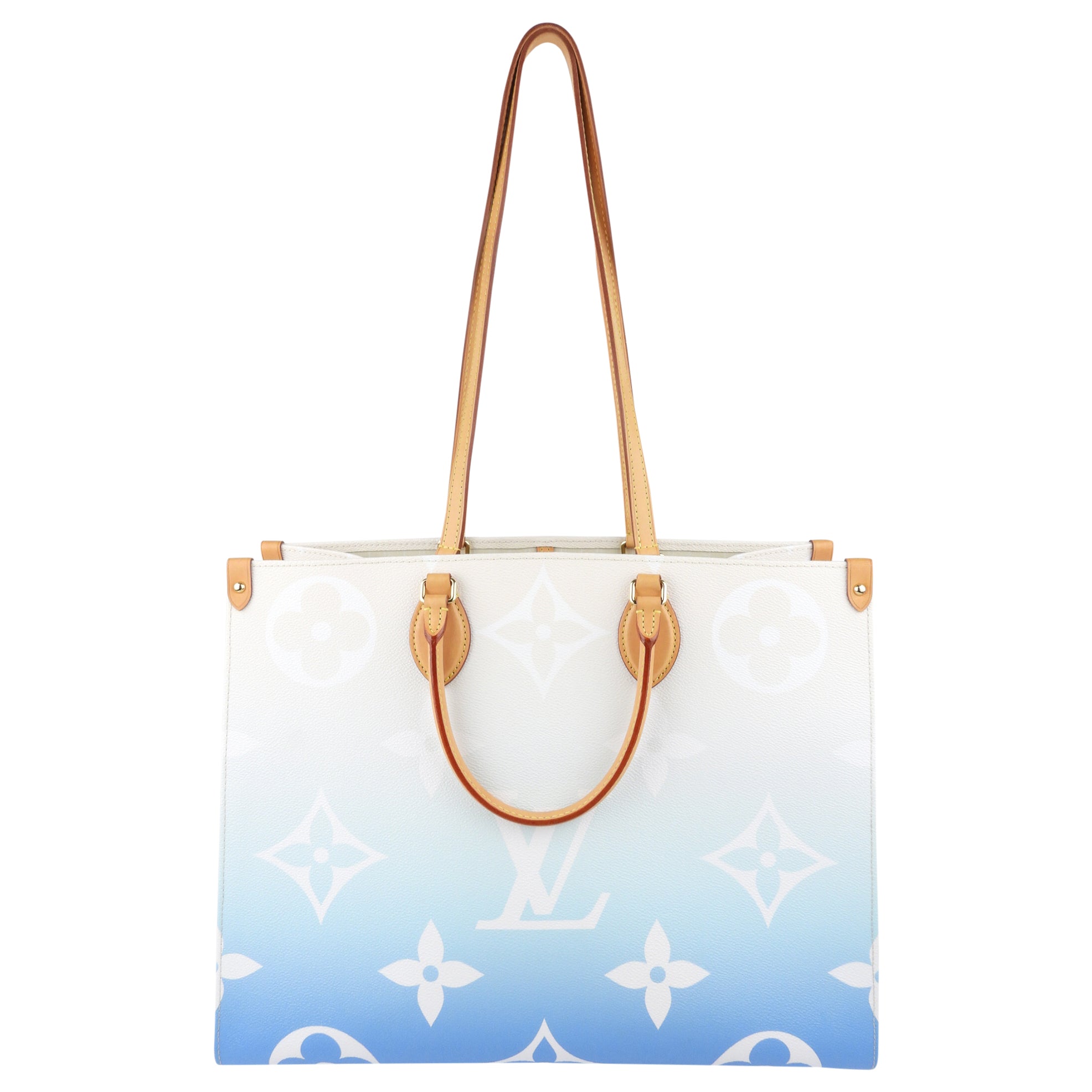 Louis Vuitton Blue Giant Monogram OnTheRun By The Pool GM Two Way Tote Bag