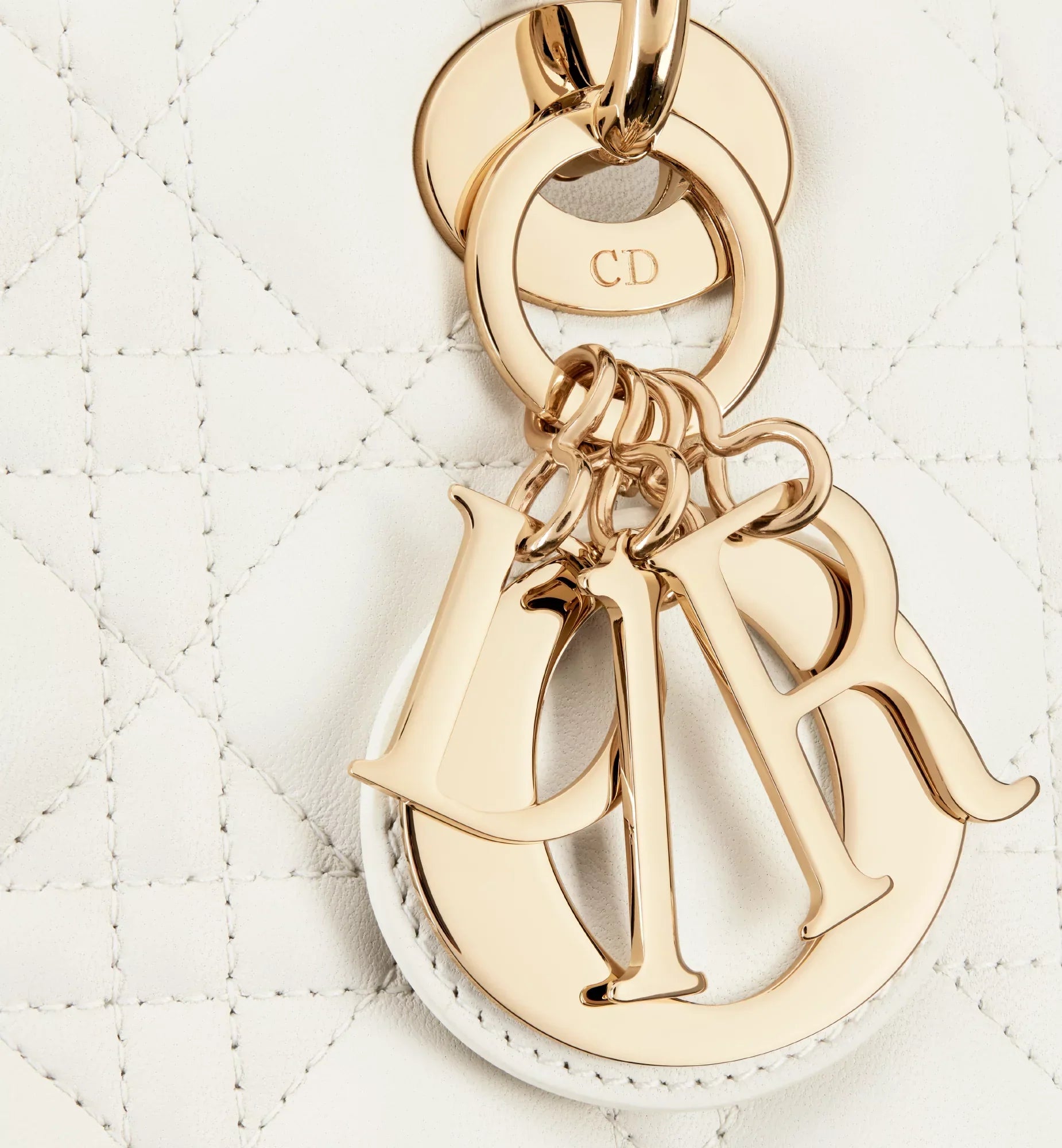 Dior Medium Lady Dior Bag - Latte Cannage Lambskin