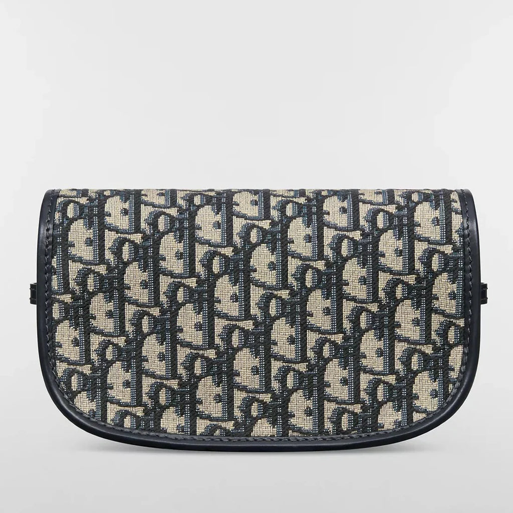 Dior Bobby East West Bag - Blue Dior Oblique Jacquard