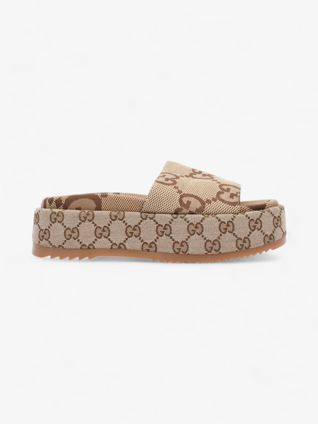 Gucci GG Platform Slide GG Supreme Canvas EU 36 UK 3