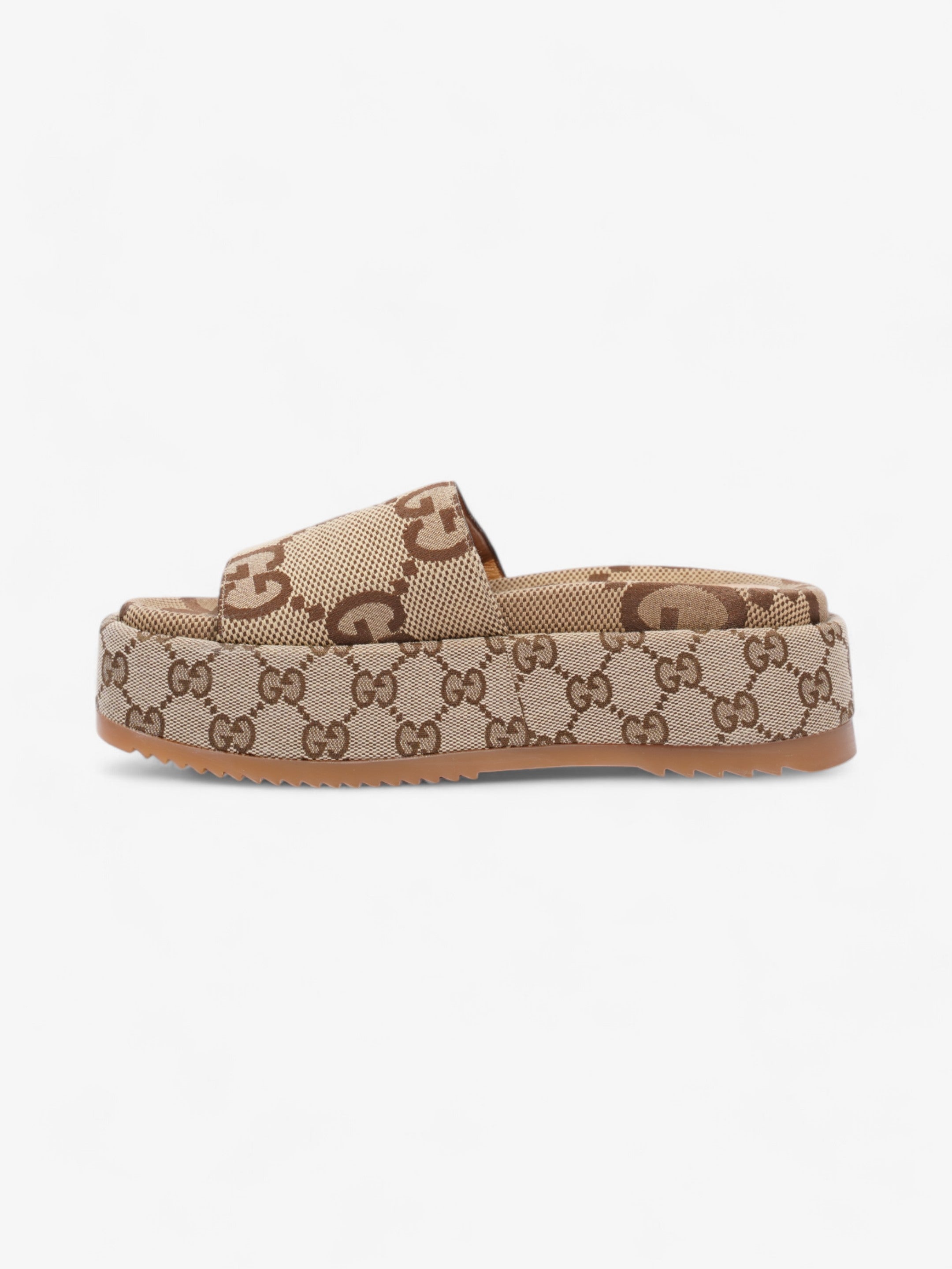 Gucci GG Platform Slide GG Supreme Canvas EU 36 UK 3