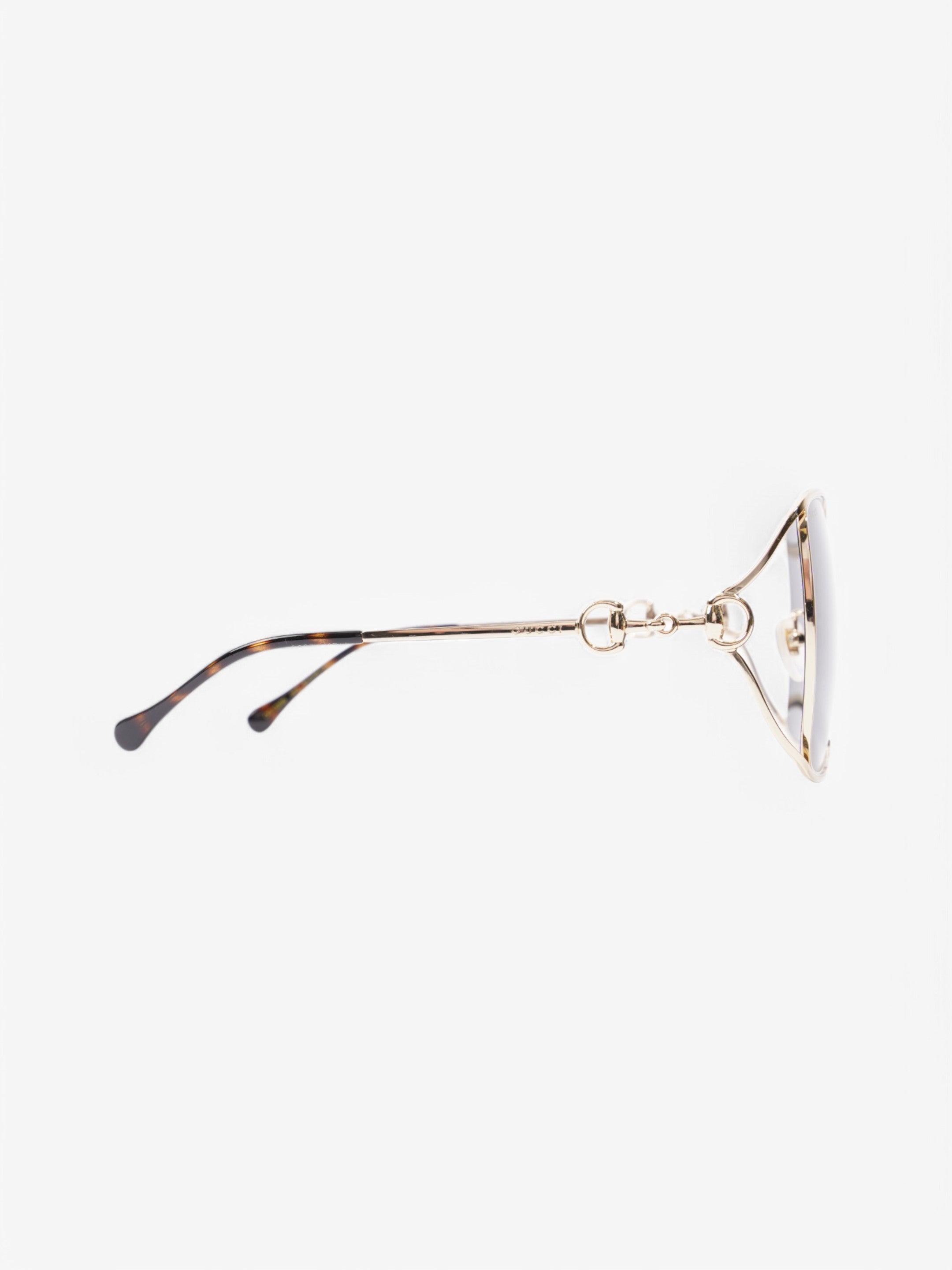 Gucci Gucci sunglasses Gold / Brown Base Metal