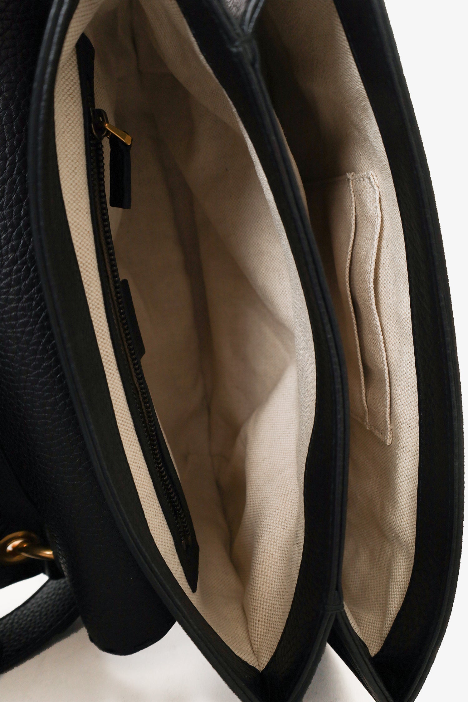Gucci Black Leather GG Marmont Animalier Shoulder Bag