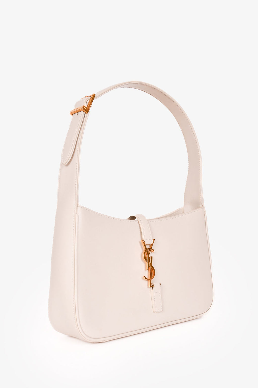 Saint Laurent 2021 Blanc Vintage Leather Le 5 A 7 Shoulder Bag