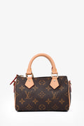 Louis Vuitton 2023 Monogram Nano Speedy with Strap