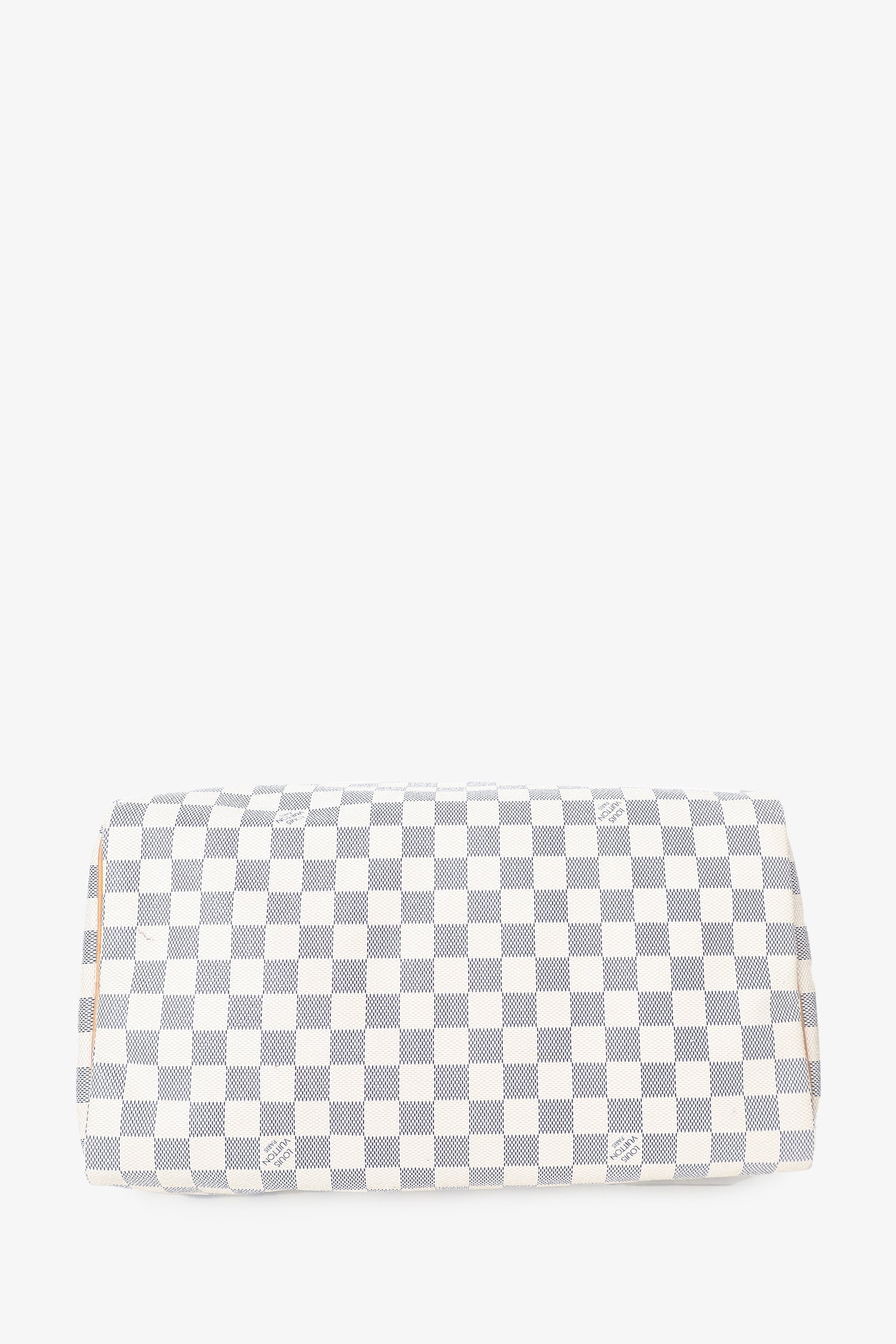 Louis Vuitton 2008 Damier Azur Speedy 35 Top Handle Bag