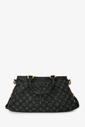 Louis Vuitton 2009 Black Denim Monogram 'Neo Cabby' MM