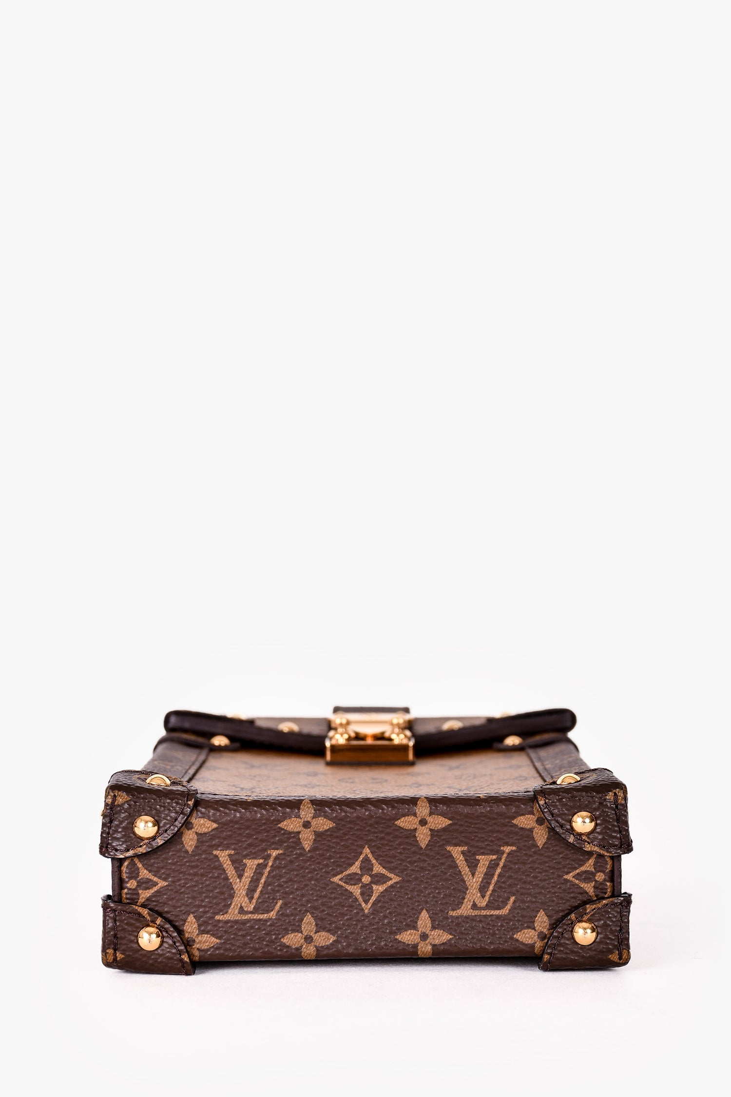 Louis Vuitton 2019 Monogram Reverse Pochette Trunk Crossbody with Strap