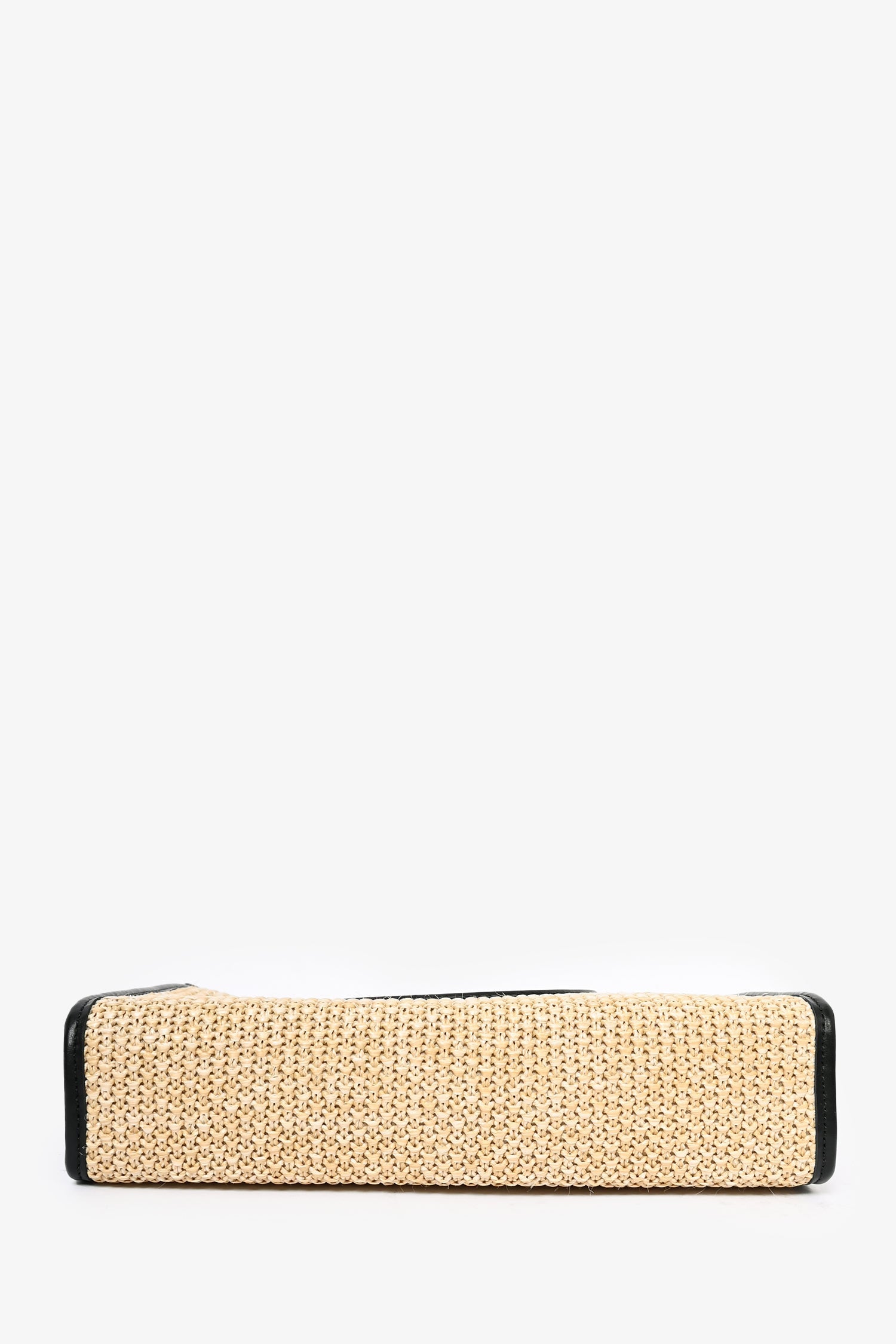 Louis Vuitton Beige/Black Raffia/Leather Toiletry Pouch on Chain