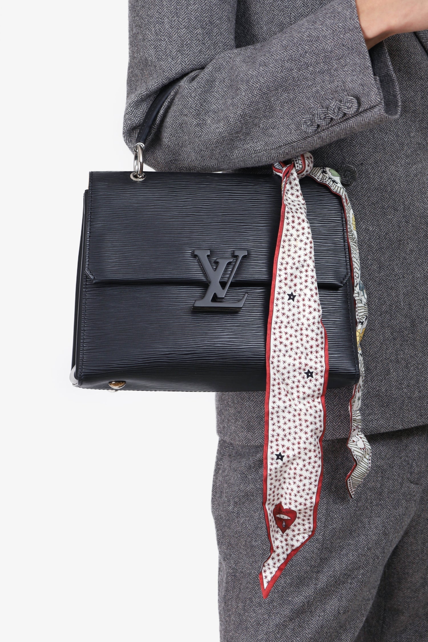 Louis Vuitton 2019 Black Epi Leather Grenelle PM Top Handle with Strap
